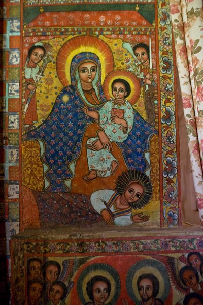 Narga Selassie Christian Church, Island of Dek, Lake Tana, Gondar Region, Ethiopia, Africa by Unknown